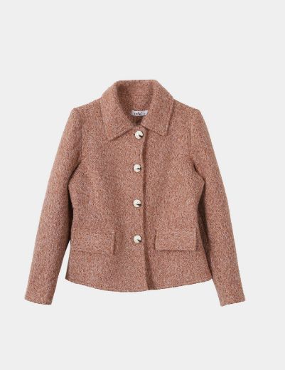 Picture of textured buttoned jacket  w12049072 