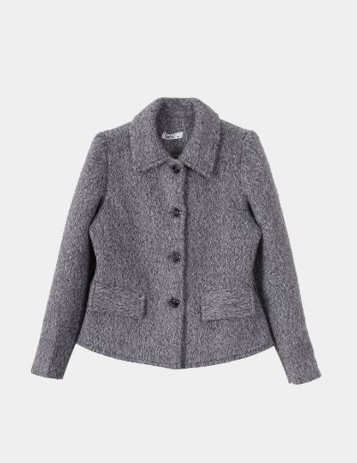 Picture of textured buttoned jacket  w12049072 