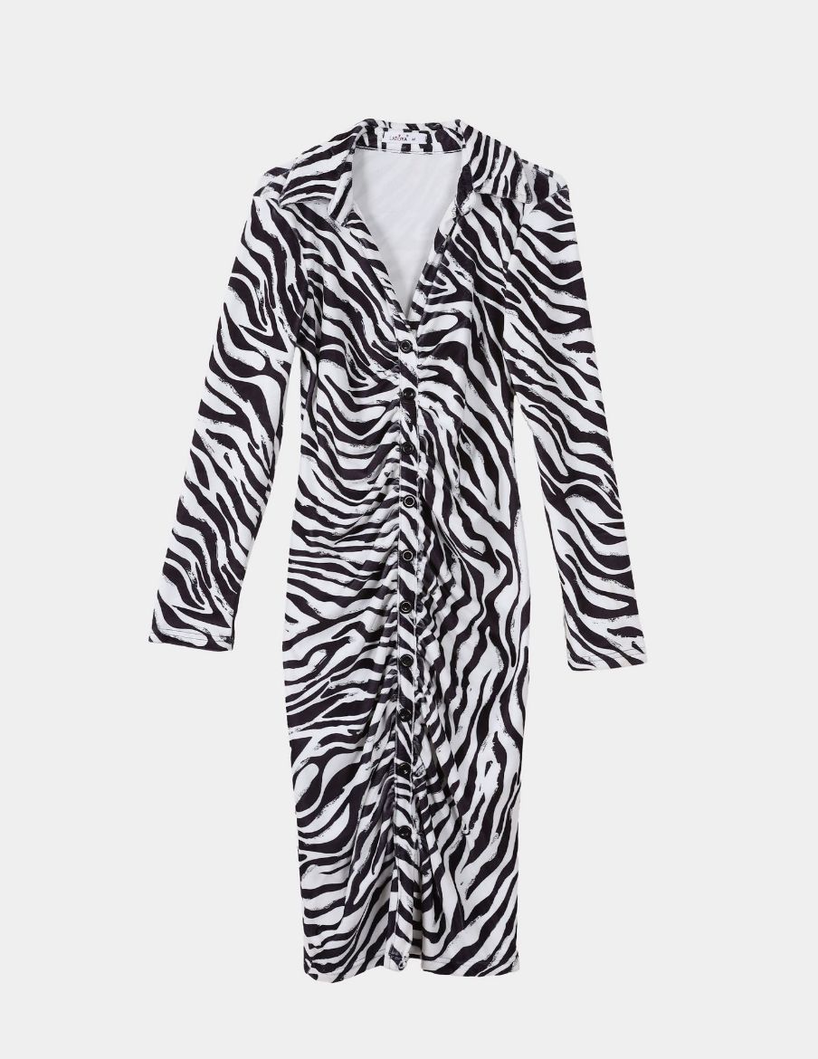 Picture of zebra print dress  w11542007/1 