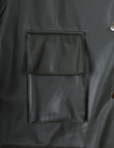 Picture of  oversized leather jacket w11608015 